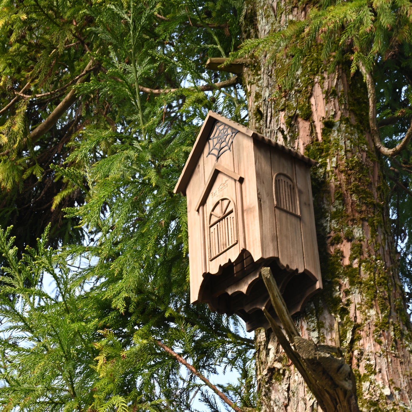 Wooden Castle Bat House