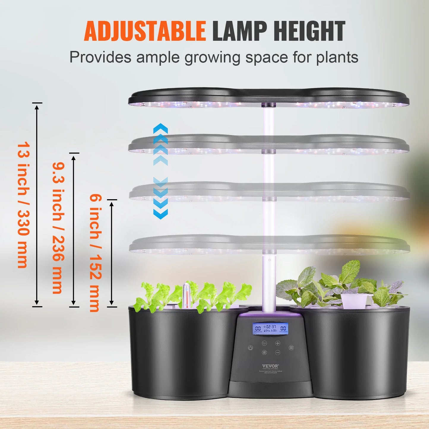 Compartmentalized Hydroponics Growing System