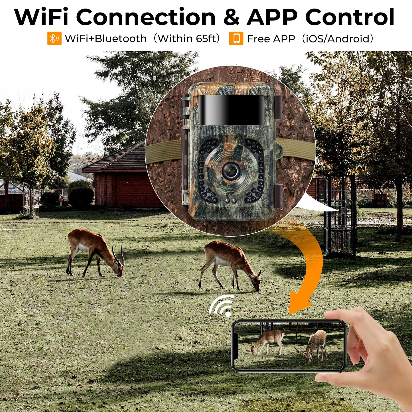 4K WiFi Trail Camera 48MP