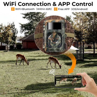 4K WiFi Trail Camera 48MP