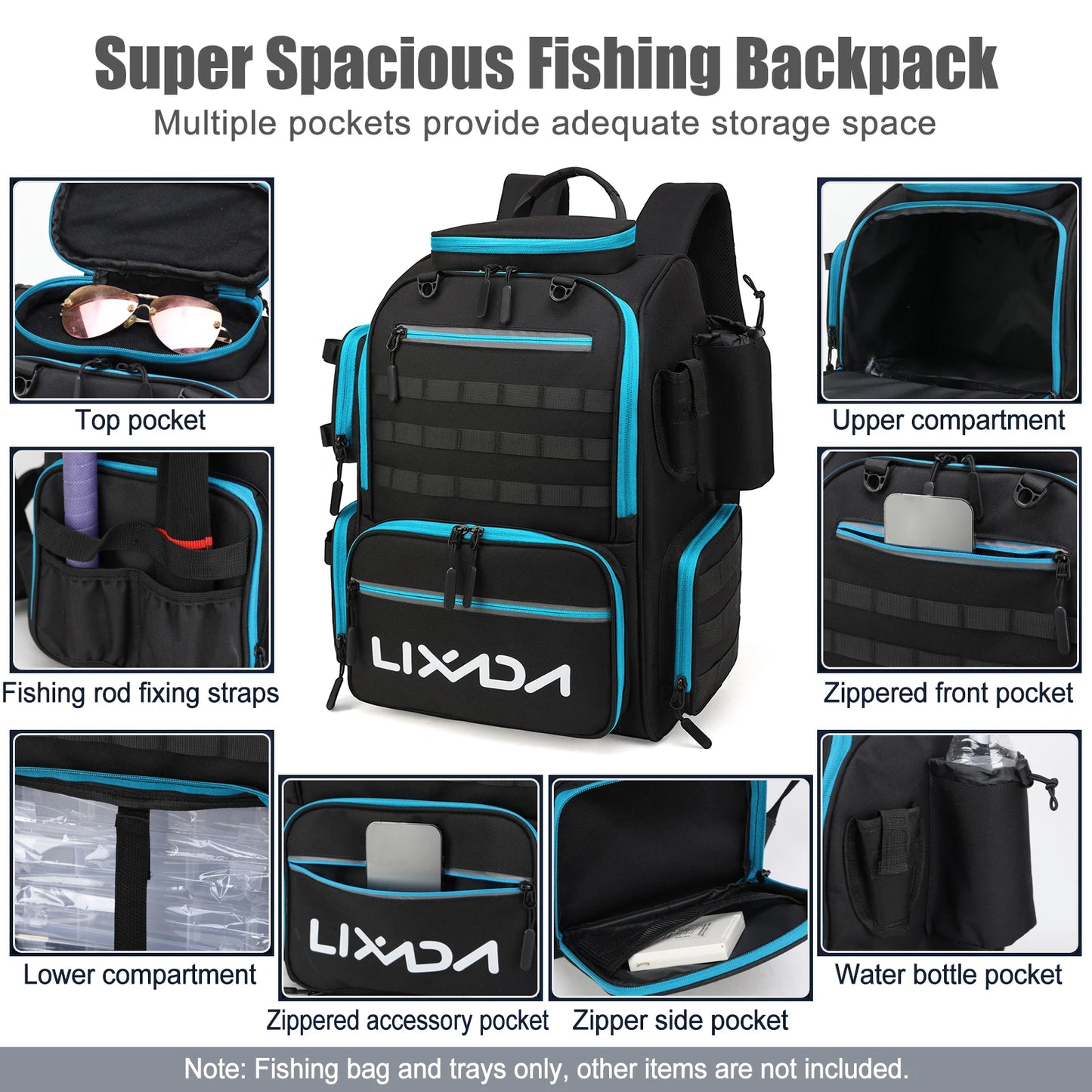 Waterproof Fishing Tackle Backpack