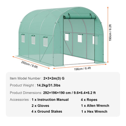 Walk-in Tunnel Greenhouse