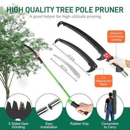 Extendable 26ft Pole Pruner with Saw