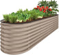 8x2x2ft Metal Raised Garden Bed