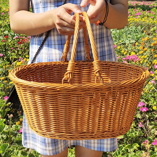 Rattan Gathering Basket