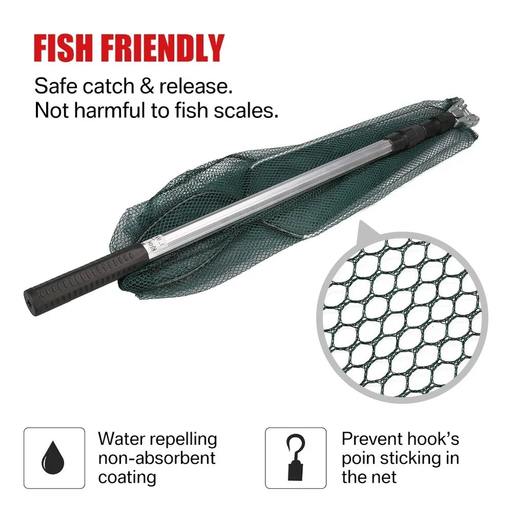 Telescopic Folding Fish Landing Net