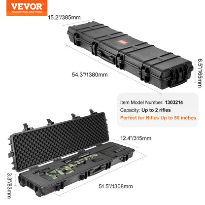 Rifle Hard Case W/ Casters