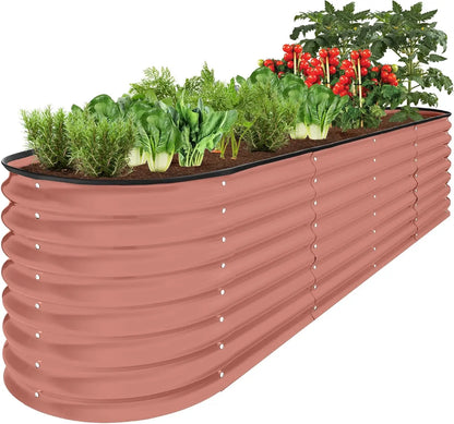 8x2x2ft Metal Raised Garden Bed