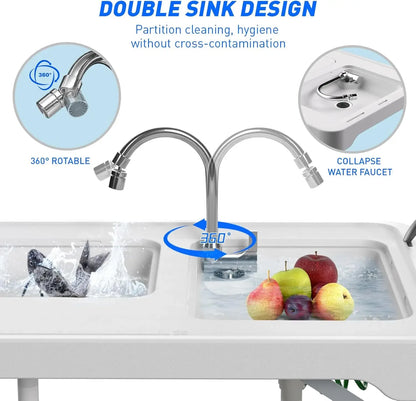 Fish Cleaning Station with Sink