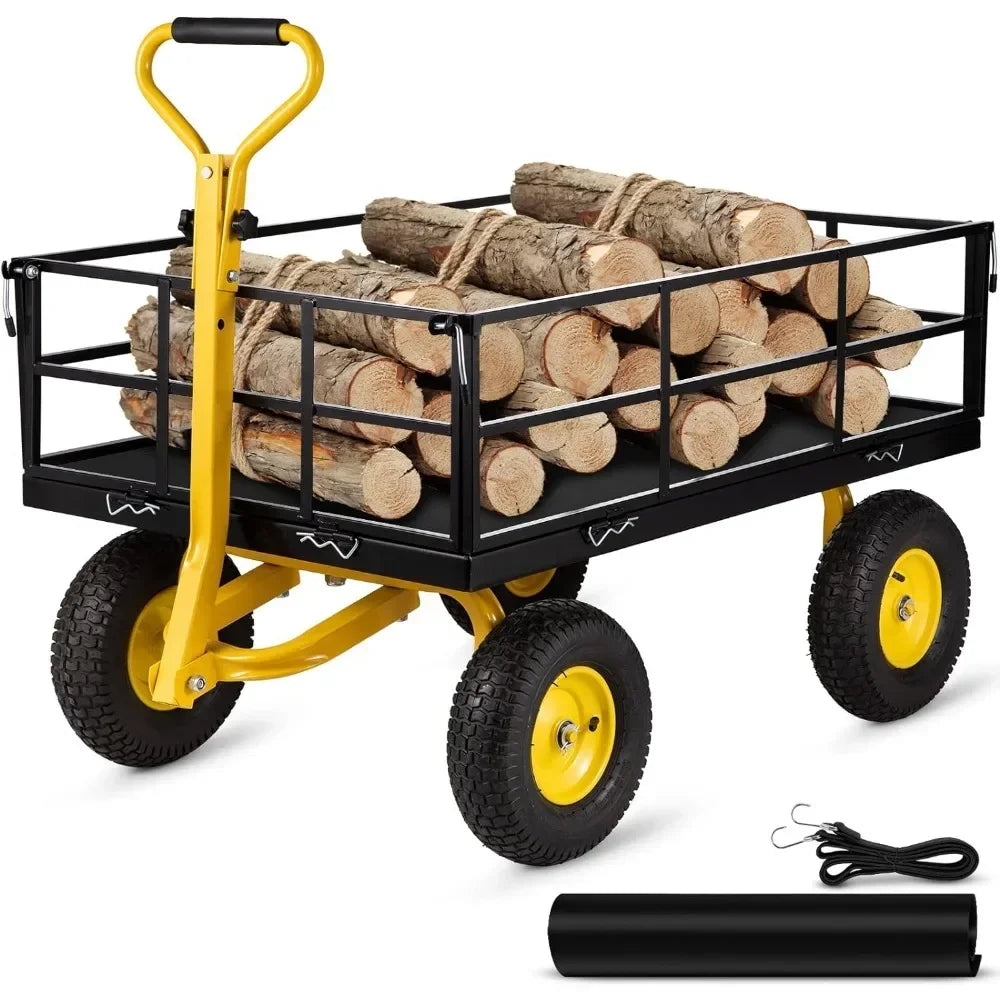 Heavy Duty Steel Garden Cart