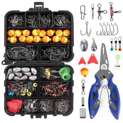 263pcs Fishing Set with Tackle Box