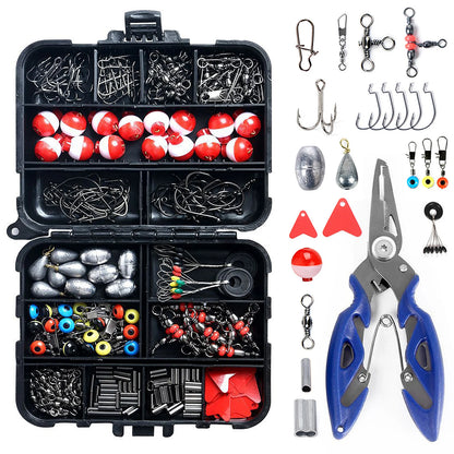 263pcs Fishing Set with Tackle Box