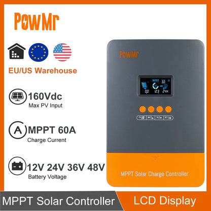 Solar Charge Controller 60A 12V/24V/36V/48V