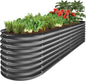 8x2x2ft Metal Raised Garden Bed