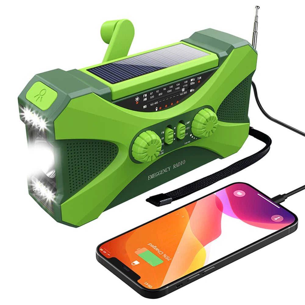 Hand Crank Emergency Solar Power Radio