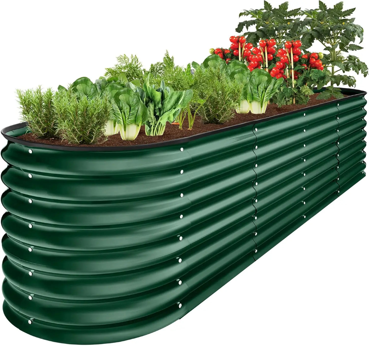 8x2x2ft Metal Raised Garden Bed