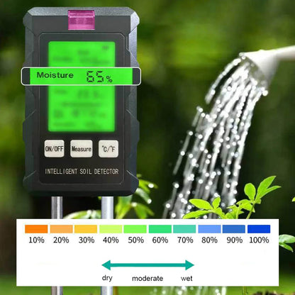 6 in 1 LCD Digital Soil Meter