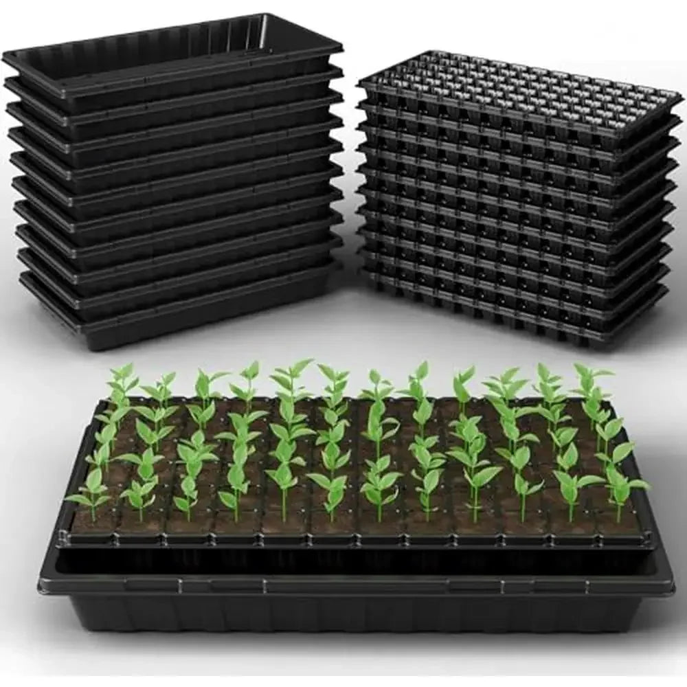 20 Pack 1020 Seed Starting Trays And 72 Cell Plugs