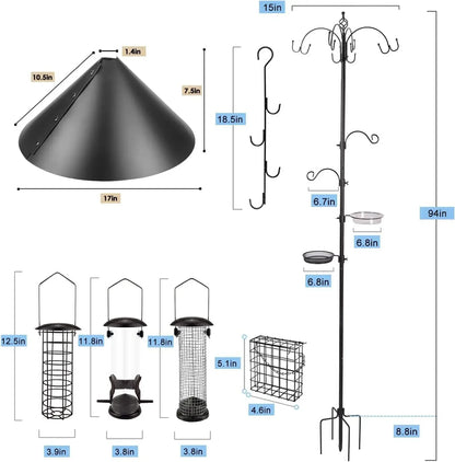 Bird Feeding Station Pole Kit