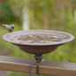 Solar Bird Bath with Fountain and Feeder