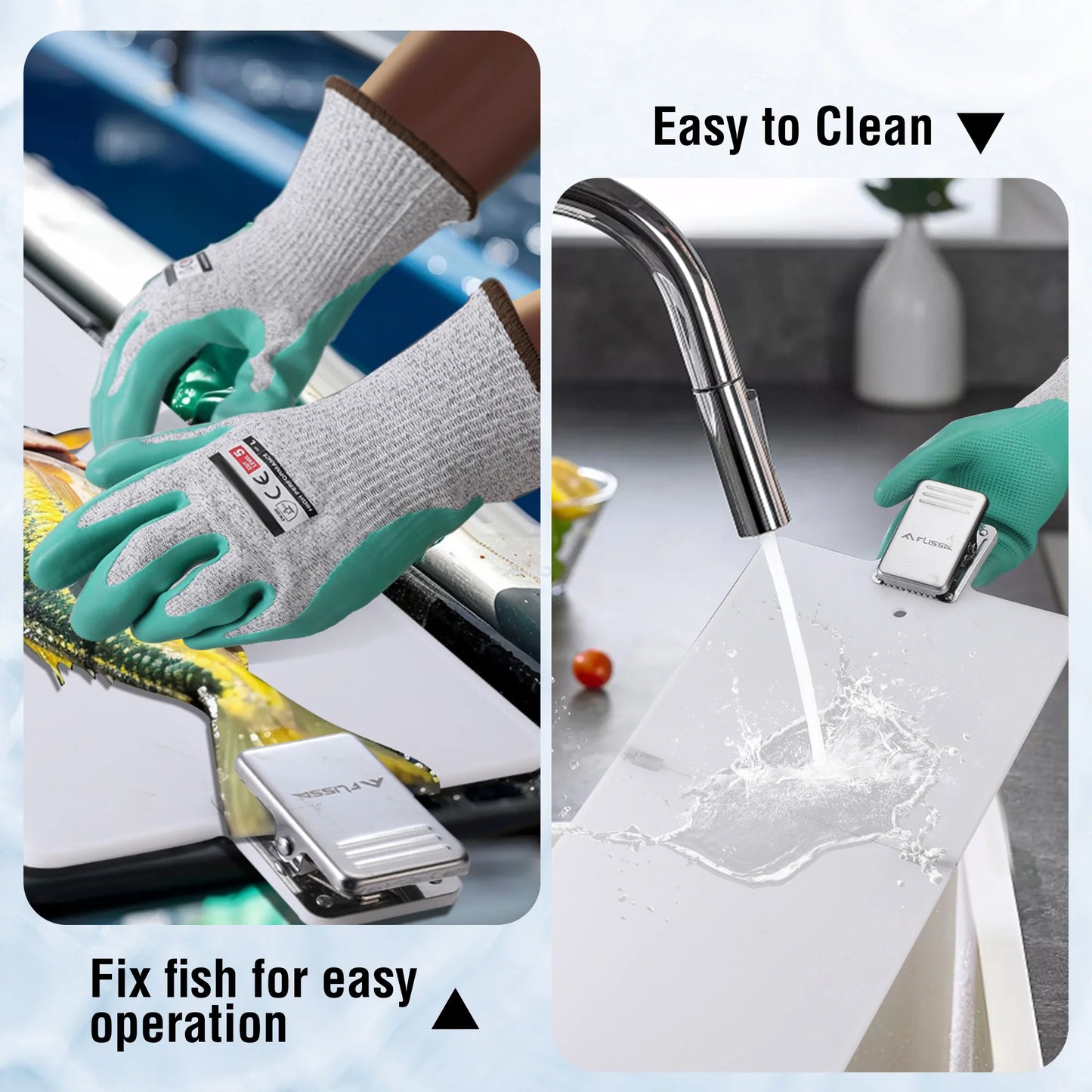 4PCS Fish Cleaning Set with Fillet Board