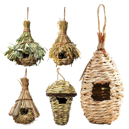 Natural Grass Bird Houses