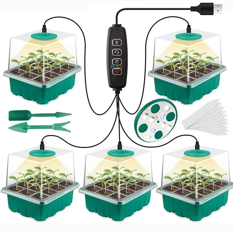 LED Growing Lamp Seed Starter Trays