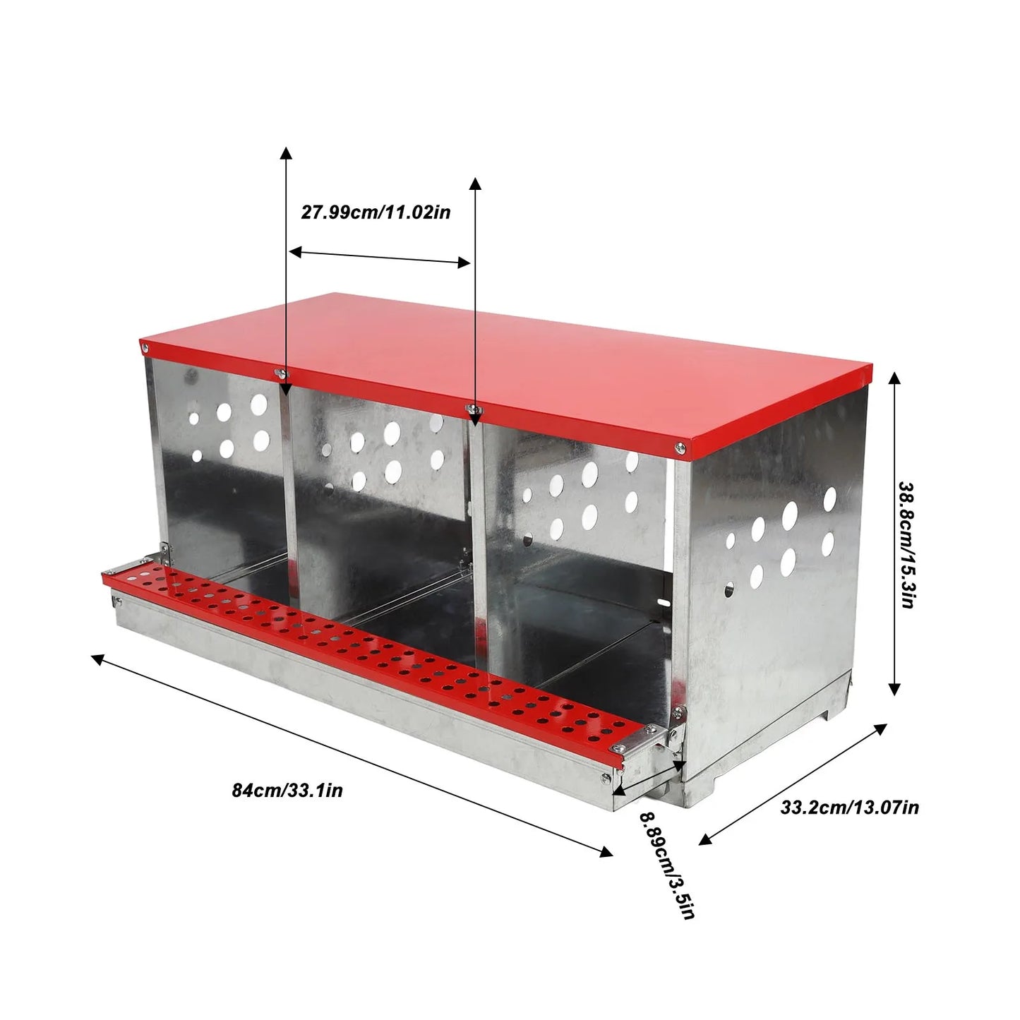 3 Compartment Chicken Nesting Box