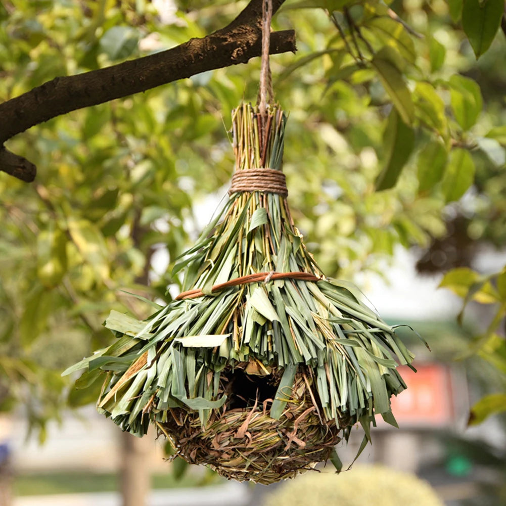 Natural Grass Bird Houses