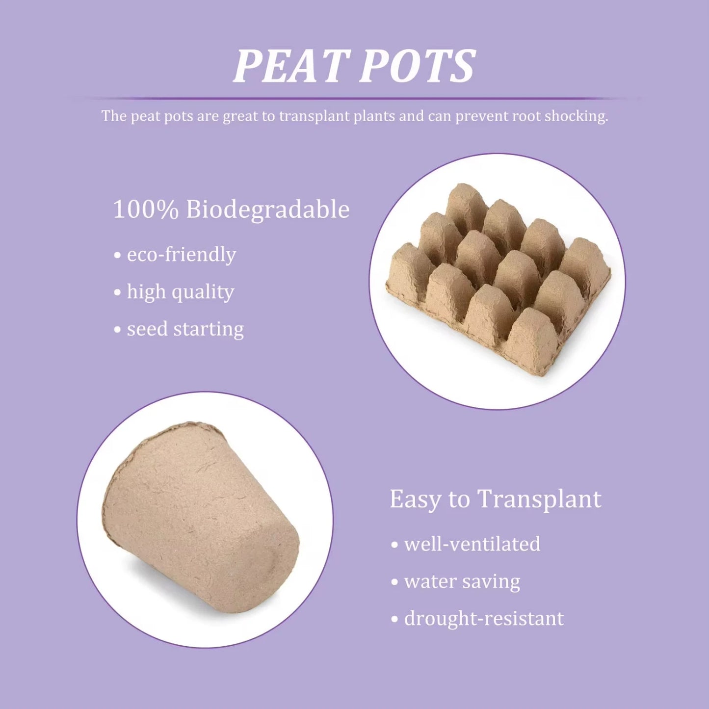 Peat Seed Starter Kit