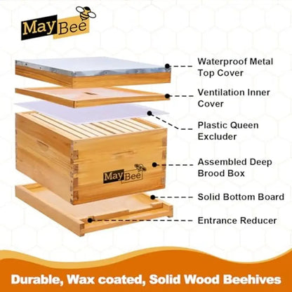 10 Frame Beehive Complete Kit