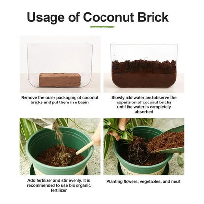 Coco Soil  Bricks