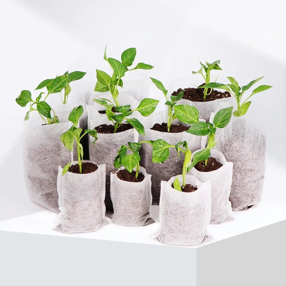 Biodegradable Nonwoven Fabric Plant Grow Bags