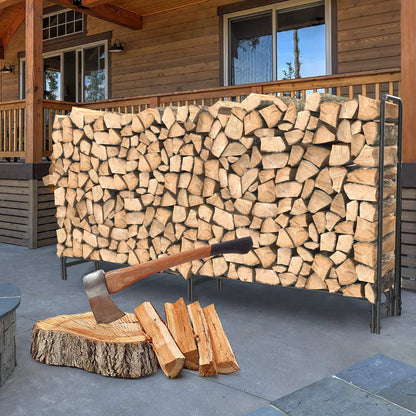 12ft/8ft Adjustable Firewood Rack