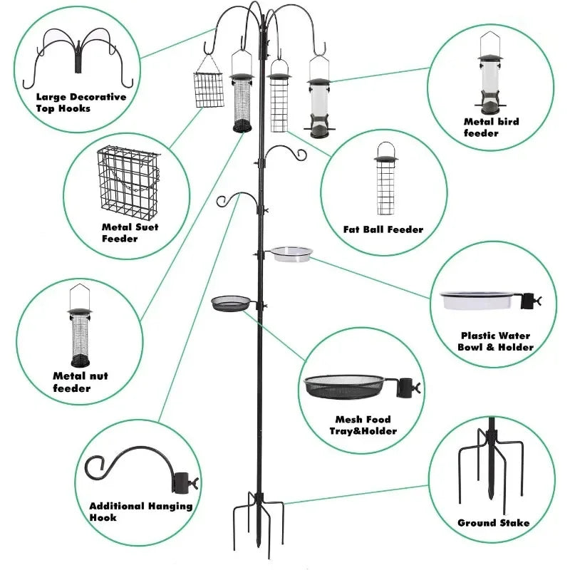 Bird Feeding Station Pole Kit