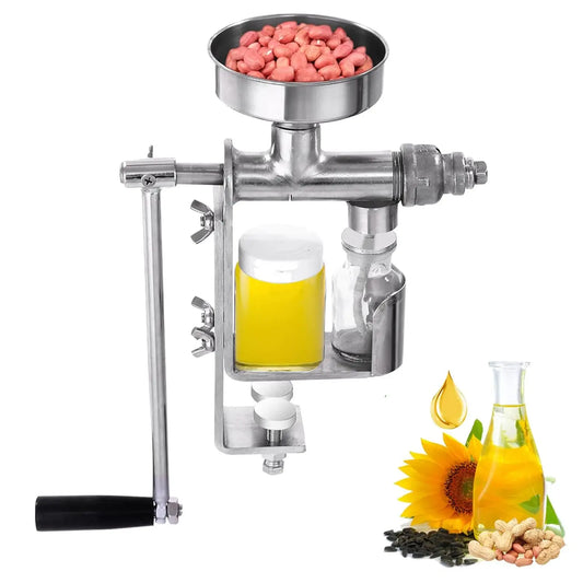 Manual Stainless Steel Oil Press