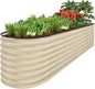 8x2x2ft Metal Raised Garden Bed