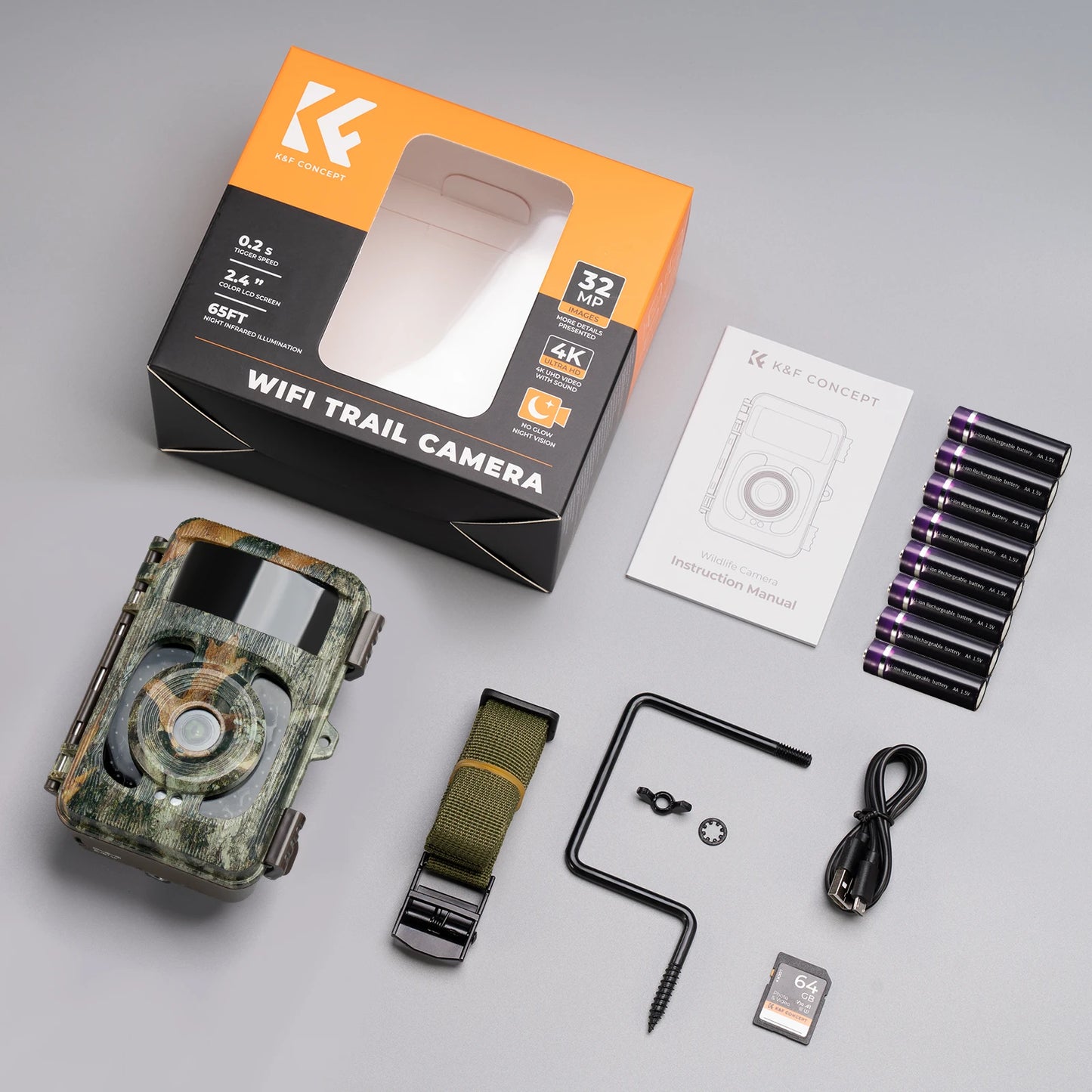 4K WiFi Trail Camera 48MP