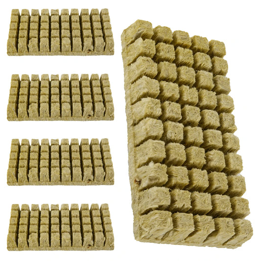 1-5 PCS 50 Cubes Rockwool Sheets