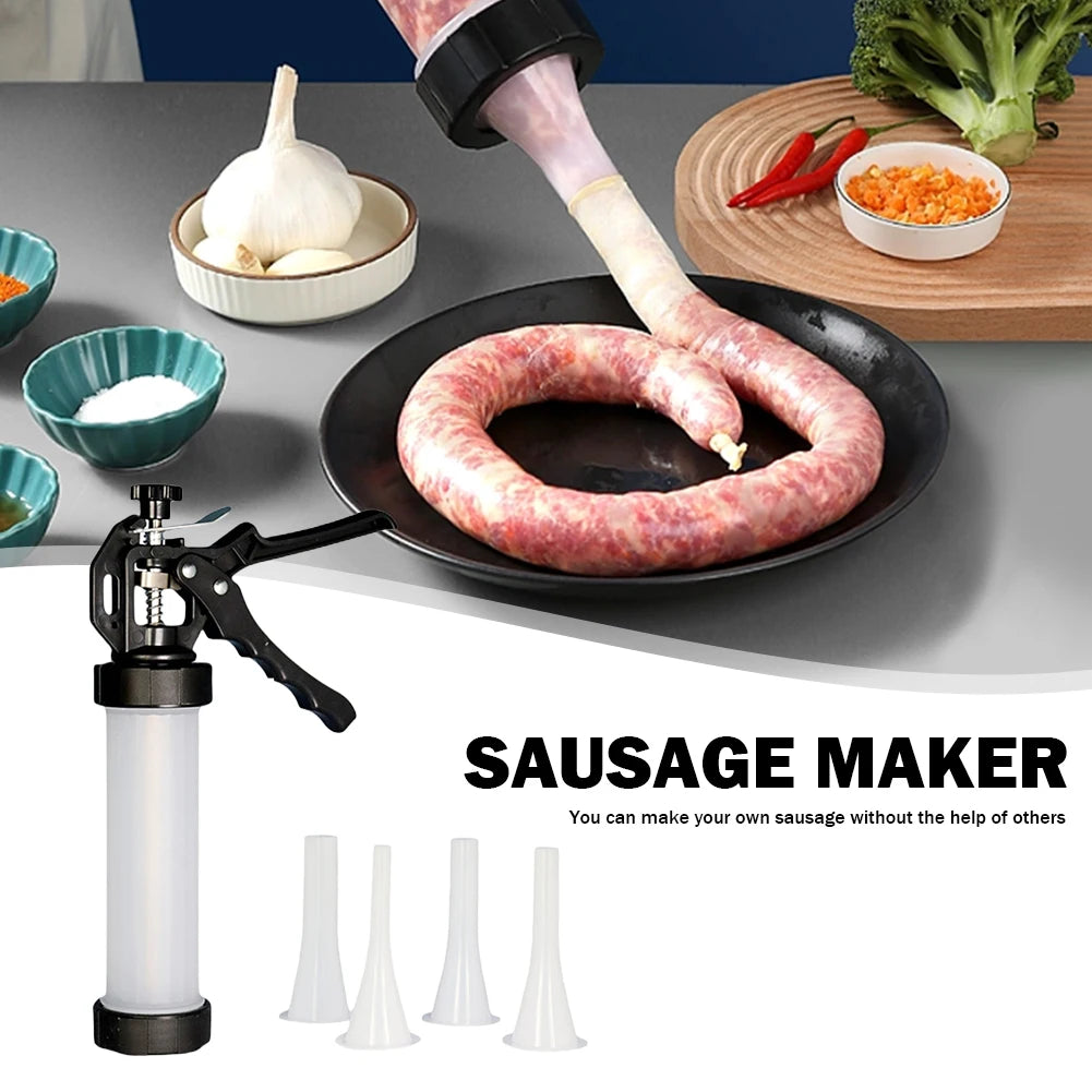 Stainless Steel Sausage Stuffer Gun