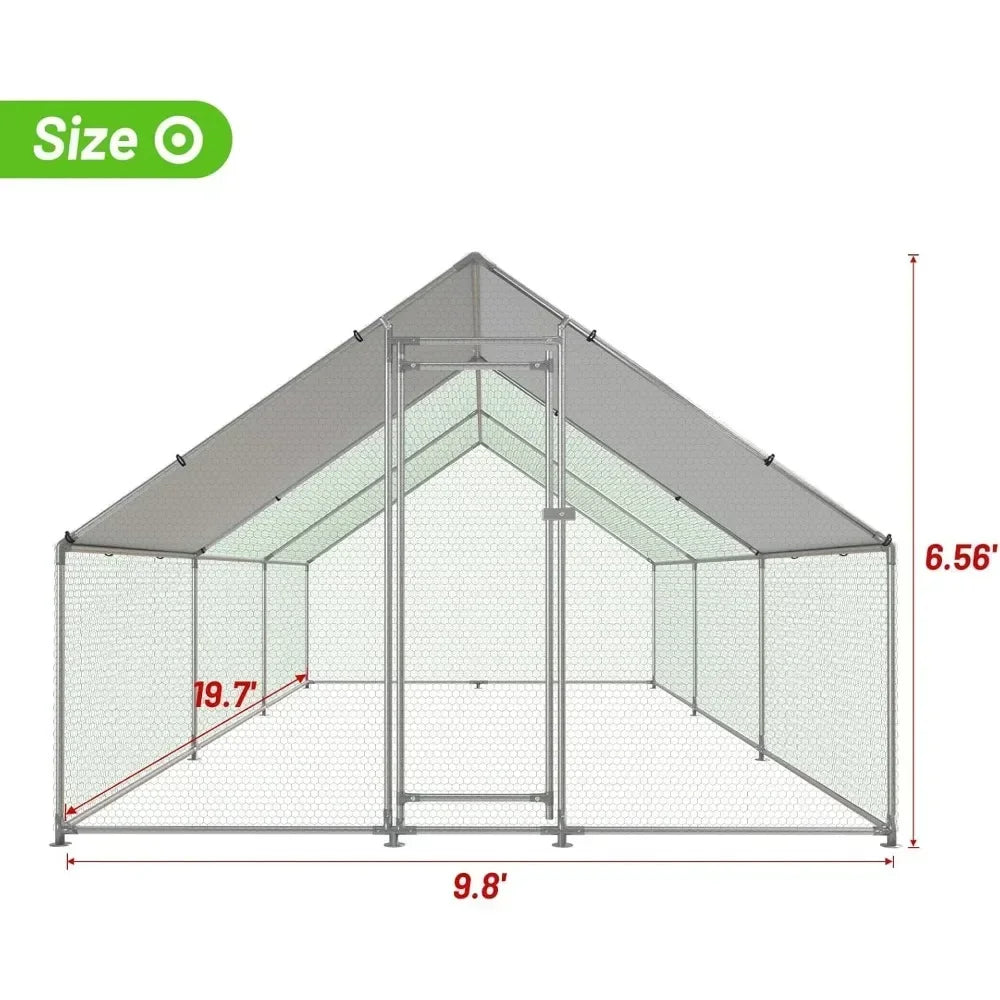 Multi-sized Chicken Coop Run