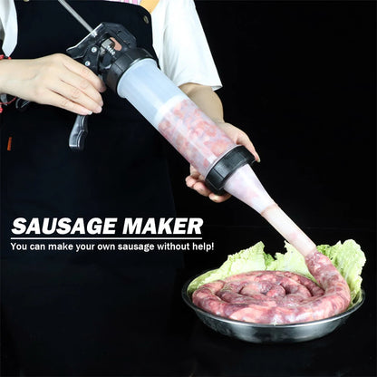 Stainless Steel Sausage Stuffer Gun