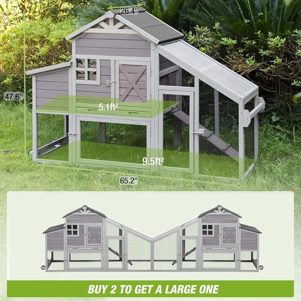 Outdoor Wooden Hen House