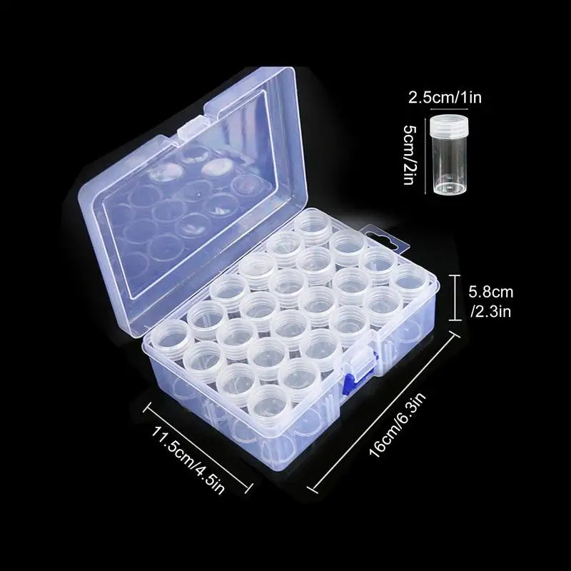 60/24 Slots Clear Seed Storage Organizer Box