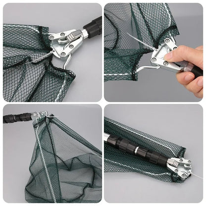 Telescopic Folding Fish Landing Net