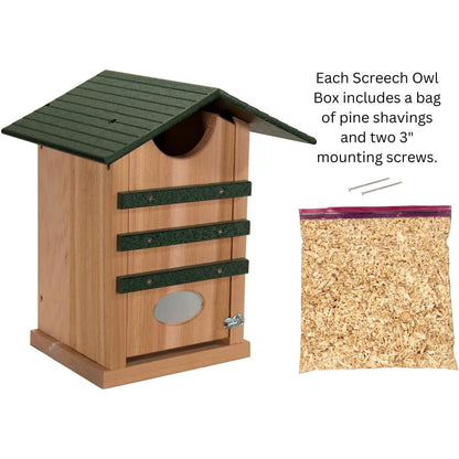 Cedar Screech Owl House