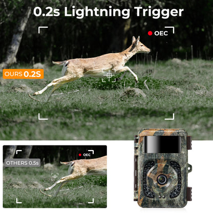 4K WiFi Trail Camera 48MP