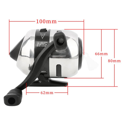 Bow Fishing Reel with Guide Line Rod