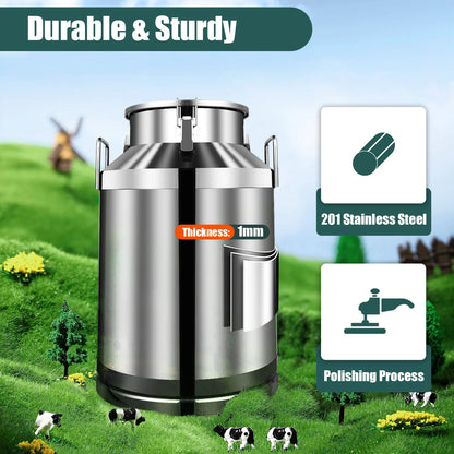 Stainless Steel Milk Can