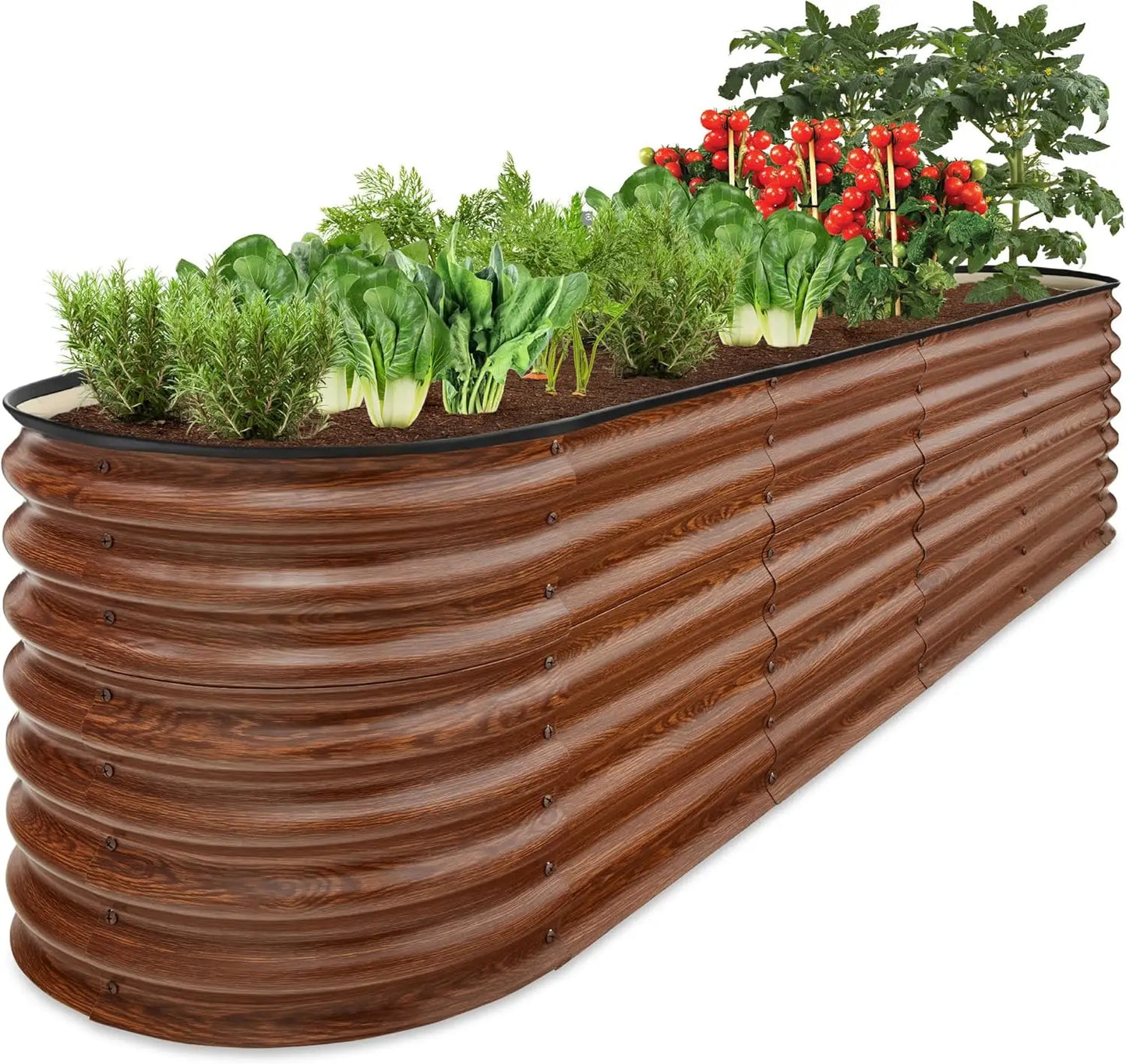 8x2x2ft Metal Raised Garden Bed